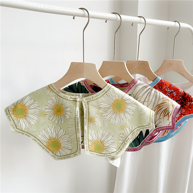 Blouse Off Shoulder - Kadınlar için moda çiçek ayrılabilir yaka