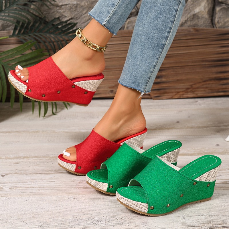 Wedge Espadrille Women - 2026 Yaz Yeni Kadın Terlikleri Espadril