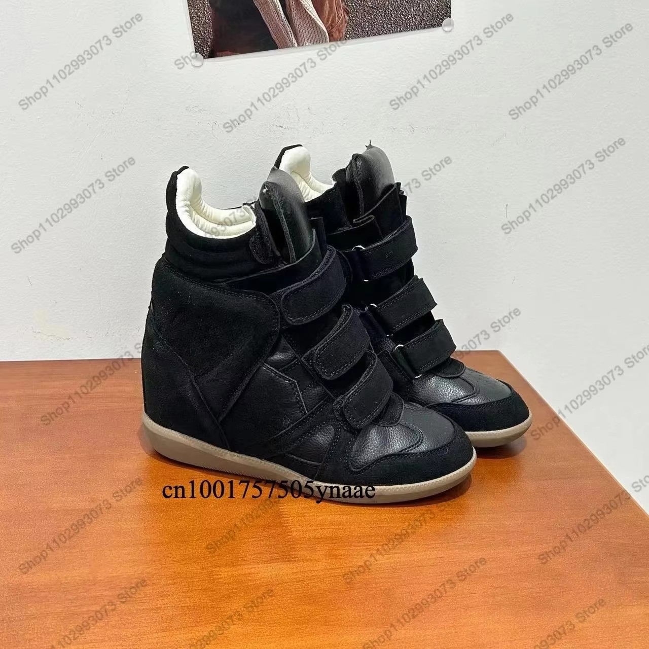 Wedge Espadrille Women - Kadın Gizli Dolgu Topuklu Yüksek Bilekli