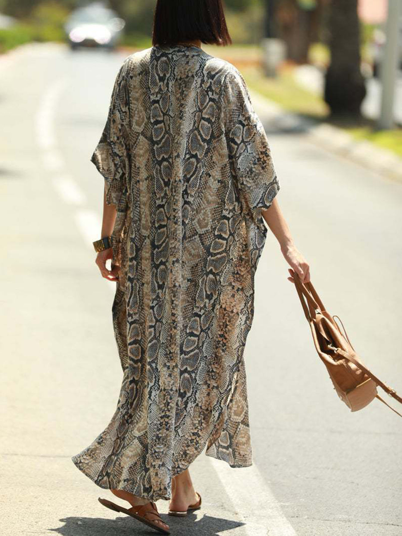 Bohem Desenli Plaj Örtüsü |    - Cover Up Kaftan incelemesi ve fiyatı