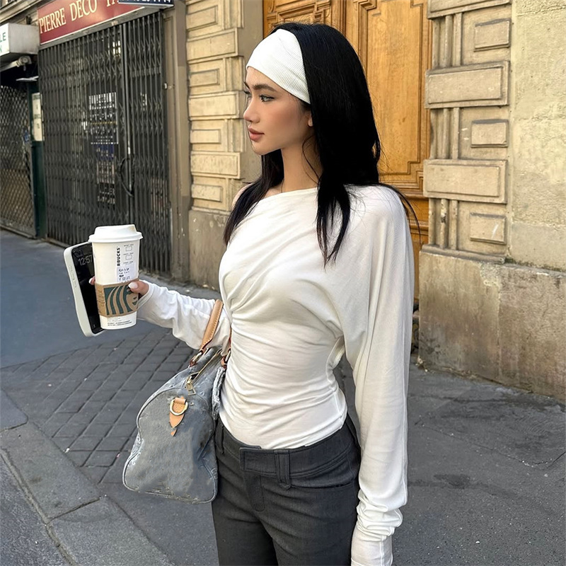 2026 Kadın Tek Omuzlu Uzun Kol - Blouse Off Shoulder incelemesi ve fiyatı