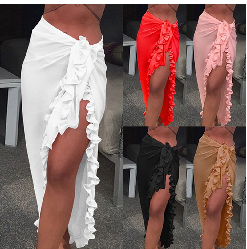 Kadınlar için 5 Renk Fırfır Ma - Cover Up Kaftan incelemesi ve fiyatı
