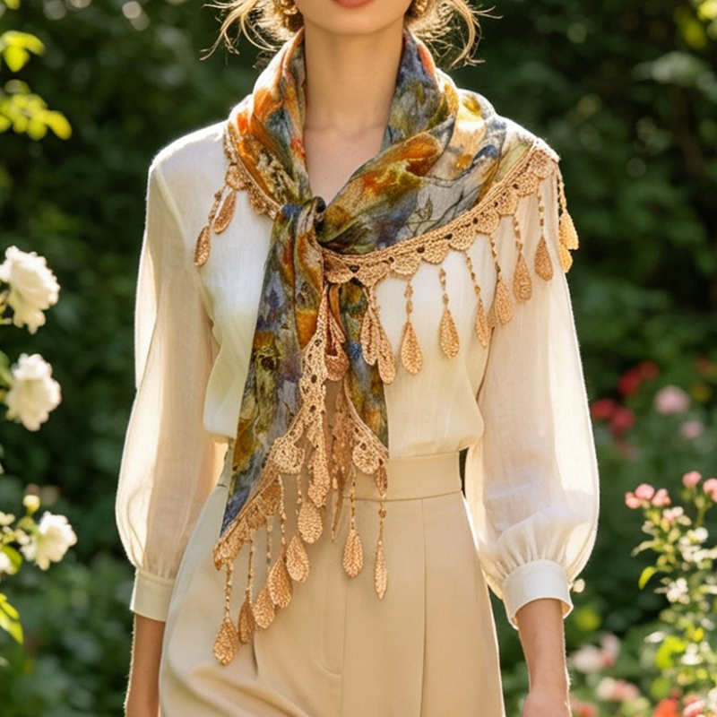Vintage Çiçekli Dantel Oyuklu  - Cover Up Kaftan incelemesi ve fiyatı