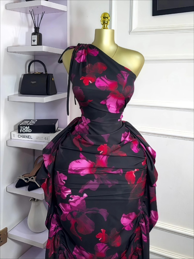 Kadınlar Çiçek Baskılı Bir Omu - Midi Skirt Floral incelemesi ve fiyatı