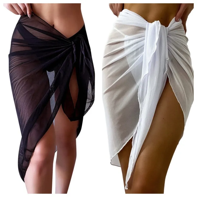 Yaz plaj elbise Wrap Sheer Wra - Cover Up Kaftan incelemesi ve fiyatı